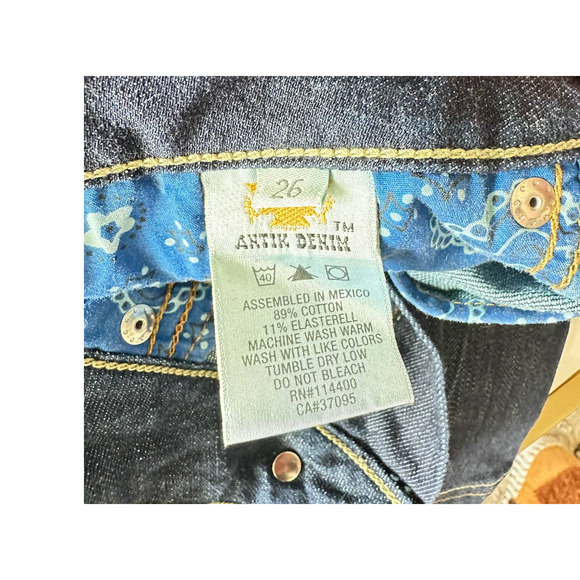Antik Denim Women's Boot Cut Jeans Sz. 26 Embroidered Pockets WPN21366 - Picture 8 of 8